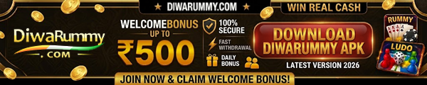 Diwa Rummy cashier and UPI hygiene banner Diwa Rummy